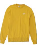 NIKE Mens Sweatshirt Jumper XS Yellow Cotton, Verzenden, Nieuw