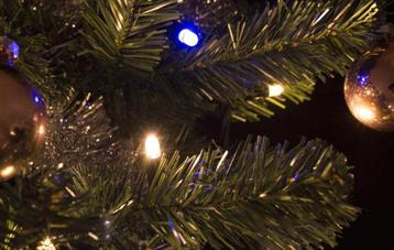 Kerstverlichting: 10 meter - 100 lampen - Warm wit met fonke