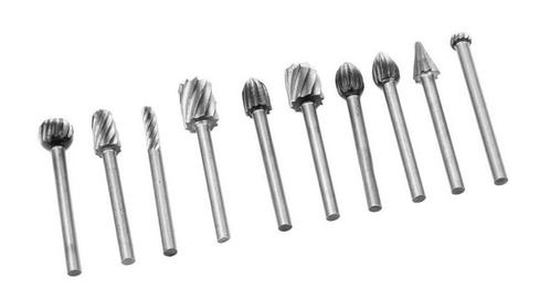 Set van 10 mini HSS freesjes (3.175 mm), Doe-het-zelf en Verbouw, Gereedschap | Handgereedschap, Nieuw, Ophalen of Verzenden