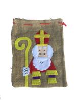 Mini jute Sinterklaas cadeau zak   -, Verzenden, Nieuw, Kleding