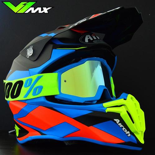 Crosshelm Kopen? Bekijk de Motocross helmen in V1mx webshop!, Motoren, Kleding | Motorhelmen, Nieuw met kaartje, Offroadhelm, Verzenden