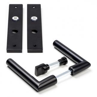 Deurbeslag | Deurklink met wc-sluitingsschild | Impresso |, Doe-het-zelf en Verbouw, Hang- en Sluitwerk, Nieuw, Verzenden