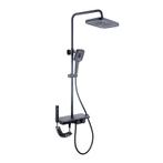 Luxe Zwarte Regendoucheset 30cm | OP = OP | Tweedekansje!, Doe-het-zelf en Verbouw, Sanitair, Ophalen of Verzenden, Nieuw, Rvs