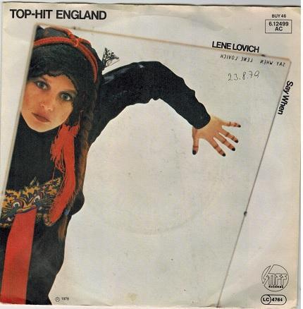 Single vinyl / 7 inch - Lene Lovich - Say When, Cd's en Dvd's, Vinyl Singles, Zo goed als nieuw, Verzenden