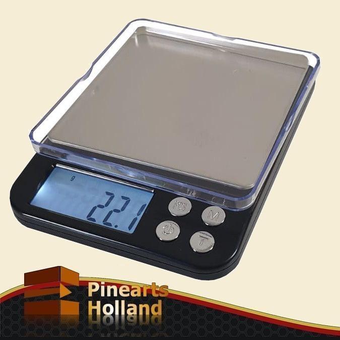 Groot formaat pocket Balans, XXL Zakweegschaal (3Kg x 0.1g), Doe-het-zelf en Verbouw, Weegschalen, Precisieweegschaal, Nieuw, Minder dan 50 kg