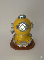 Duikhelm - UNIQUE XXL DIVING HELMET AND LAMP - Staal,, Antiek en Kunst