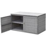 2dekans | Coast kussenbox 330 Liter - Rotan - 115 x 60 x 65, Huis en Inrichting, Woonaccessoires | Overige, Ophalen of Verzenden