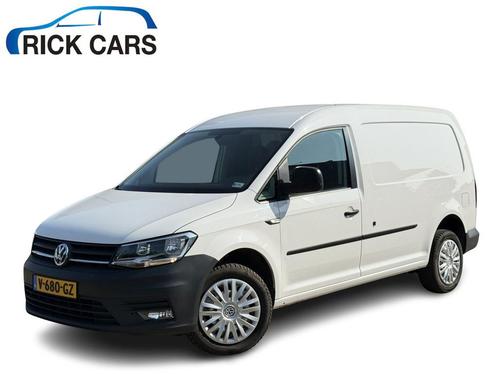 Volkswagen Caddy 2.0 TDI L2H1 150PK EURO6 Maxi, Auto's, Bestelauto's, Dealer onderhouden, Lease, Zwart, Handgeschakeld, Wit, Financial lease