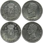 Spanje. Alfonso XIII. 2 Pesetas 1905 *05 SMV Madrid (Lote de