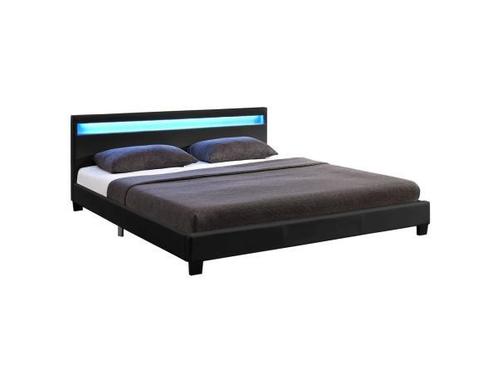 Veiling - Gestoffeerd bed Paris - 140 x 200 cm - Zwart, Huis en Inrichting, Slaapkamer | Bedden