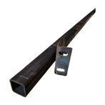 Metalen stang 40x40 mm met bevestigingsbeugels – stelling /, Ophalen of Verzenden