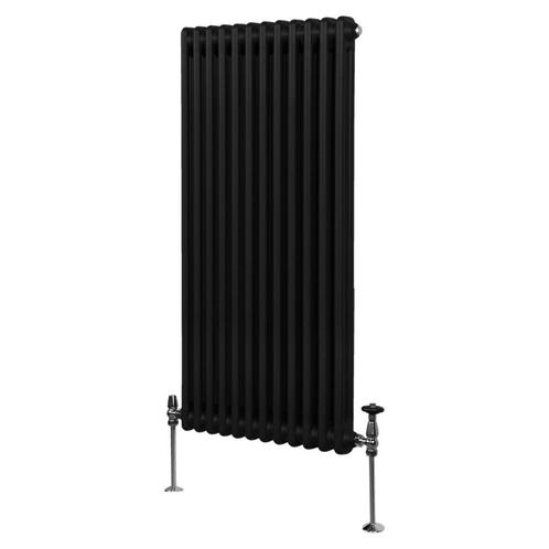 Traditionele 2-kolomsradiator - 1500 x 562 mm - Zwart, Doe-het-zelf en Verbouw, Verwarming en Radiatoren, Nieuw, Verzenden