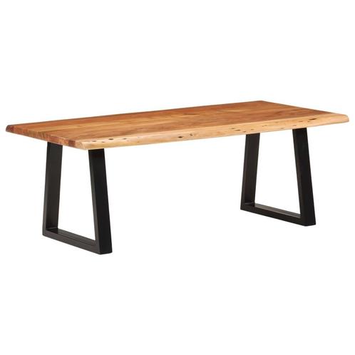 vidaXL Salontafel 110x55x40 cm massief acaciahout, Huis en Inrichting, Tafels | Salontafels, 100 tot 150 cm, Nieuw, Overige houtsoorten