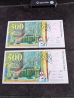 Frankrijk. - 2 x 500 Francs - 1995 - Consecutives - Pick 160