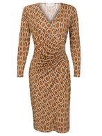 Jurk Grace Bruin XL (42), Verzenden, Nieuw