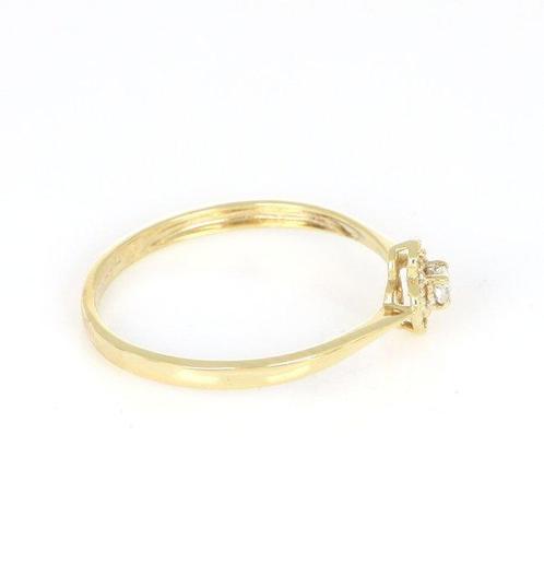 Zonder Minimumprijs - Ring - 18 karaat Geel goud - 0.10ct., Sieraden, Tassen en Uiterlijk, Ringen