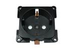C-Line wandcontactdoos camper en caravan 230 Volt zwart, Caravans en Kamperen, Ophalen of Verzenden, Nieuw