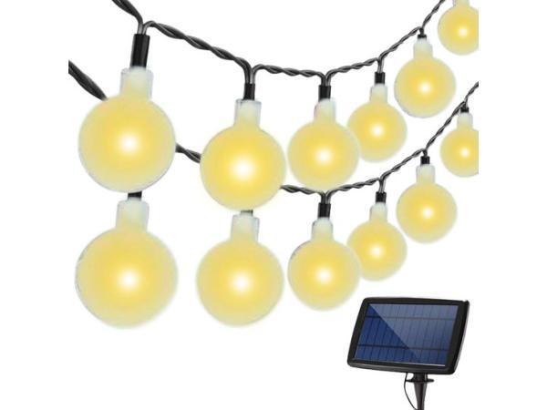 Veiling - JPro Blurry 50 Warm/wit Lichtsnoer op zonne-energi, Tuin en Terras, Buitenverlichting
