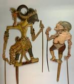 Wayang klitik 2x. - Hout - Indonesië - Begin 20e eeuw