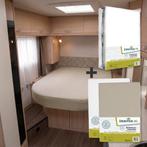 Textielpakket Queensbed/Eilandbed - 1 molton met 2 jersey, Verzenden, Nieuw, Wit