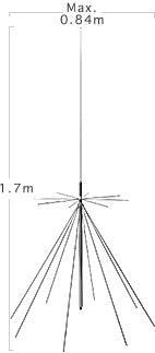 Diamond D130J, Telecommunicatie, Antennes en Masten, Verzenden, Nieuw