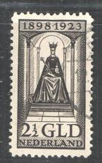 Nederland 1923 - Regeringsjubileum Wilhelmina - 2 1/2 en 5, Postzegels en Munten, Postzegels | Nederland, Gestempeld