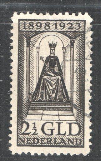 Nederland 1923 - Regeringsjubileum Wilhelmina - 2 1/2 en 5, Postzegels en Munten, Postzegels | Nederland
