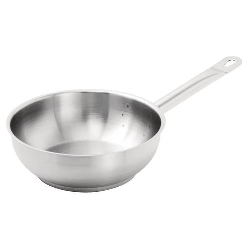 RVS Sauteuse Sauspan | Ø20 cm, Zakelijke goederen, Horeca | Overige, Verzenden