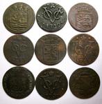 Nederlands-Indië. Koloniaal. VOC Duiten 1730-1789 (9, Postzegels en Munten, Munten | Nederland