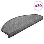 vidaXL Trapmatten 30 st 65x24x4 cm donkergrijs, Verzenden, Nieuw
