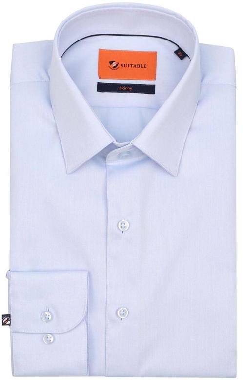 Suitable Twill Overhemd Lichtblauw maat 41 Heren, Kleding | Heren, Overhemden, Nieuw, Verzenden
