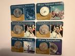 Nederland. 5 Euro / 10 Euro 2004/2006 (6 coincards) (Zonder