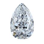 1 pcs Diamant - 3.01 ct - Briljant, Peer - D (kleurloos) -, Sieraden, Tassen en Uiterlijk, Edelstenen, Nieuw