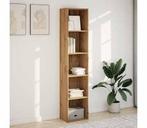 Boekenkast 40x30x189 cm Eiken - Tweedekansje - OP=OP, Met plank(en), Minder dan 50 cm, Nieuw, Ophalen of Verzenden