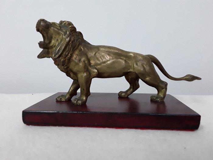 Beeld, Brullende leeuw - 13 cm - Brons, Antiek en Kunst, Antiek | Keramiek en Aardewerk
