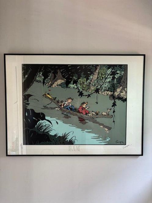 Franquin, André - 1 Silkscreen - Spirou et Fantasio - La, Antiek en Kunst, Antiek | Overige Antiek