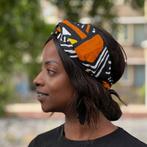 Haarband / Hoofdband in Afrikaanse print (losse pasvorm) - O, Nieuw, Ophalen of Verzenden