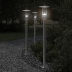vidaXL Vloerlamp voor buiten 100 cm roestvrijstaal, Tuin en Terras, Verzenden, Nieuw, Rvs, Vloerlamp