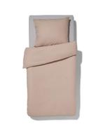 HEMA Dekbedovertrek 140x200/220cm zacht katoen taupe, Verzenden, Nieuw