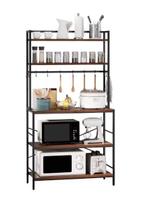 Vrijstaand Keukenrek 5 Lagen – Metaal & Hout, 165 cm Hoog, Huis en Inrichting, Verzenden, Nieuw