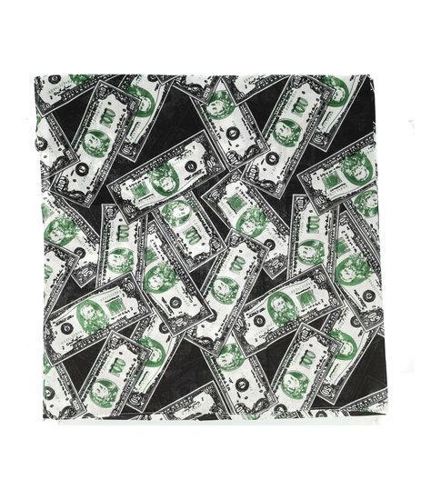 Bandana Zakdoek Dollar Patroon Zwart Wit Groen, Sieraden, Tassen en Uiterlijk, Uiterlijk | Haarverzorging