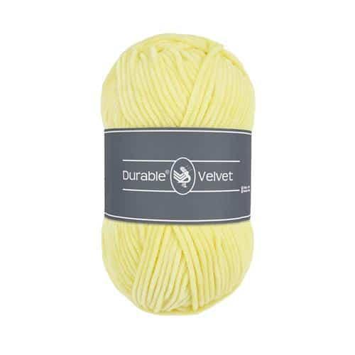 Durable Velvet - 309 Light Yellow, Hobby en Vrije tijd, Breien en Haken, Nieuw, Verzenden