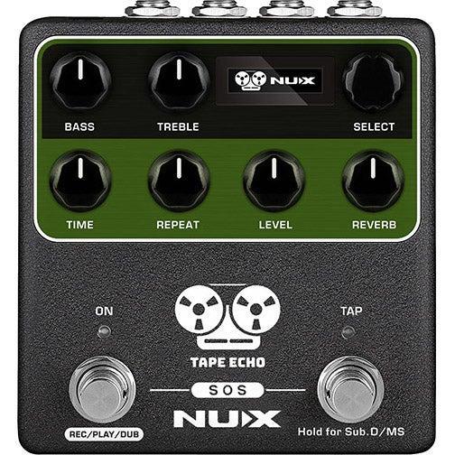 NUX NDD-7 Tape Echo Delay / Reverb effectpedaal, Muziek en Instrumenten, Versterkers | Bas en Gitaar, Verzenden