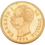 Italië. 1882 20 Lire Italian Humberto I Gold Coin