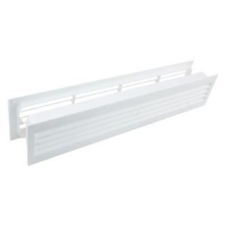 Badkamerrooster | Starx | 45.5 x 9 cm (2-delig, Wit), Doe-het-zelf en Verbouw, Ventilatie en Afzuiging, Nieuw, Verzenden