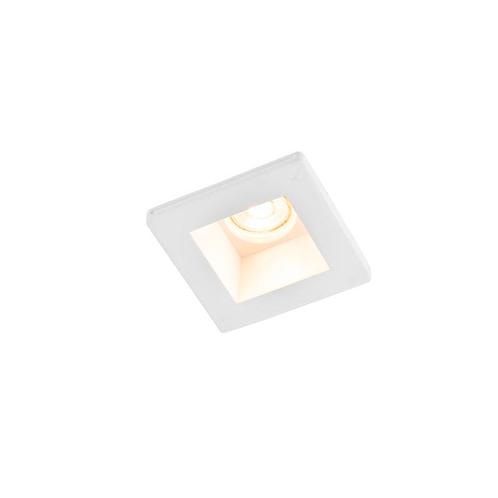 Inbouwspot wit 12cm vierkant - Gypsy Stucco, Huis en Inrichting, Lampen | Spots, Nieuw