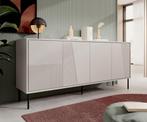 Meubella Dressoir beige 200 cm - Met 4 deuren, Verzenden, Nieuw, 200 cm of meer, Modern