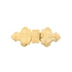 Antiek gouden broche als Bijbelslot (kanonsluiting), Sieraden, Tassen en Uiterlijk, Broches, Ophalen of Verzenden, Gebruikt, Overige kleuren