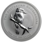 Kookaburra 2 oz 2005 (14.082 oplage), Postzegels en Munten, Munten | Oceanië, Verzenden, Losse munt, Zilver