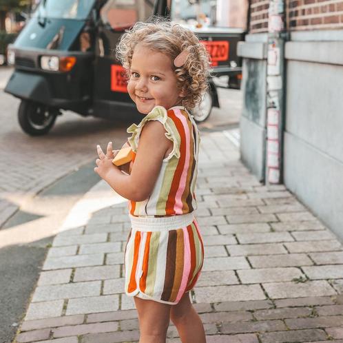 Your Wishes  Multi strpes sporty shorts Maat 92, Kinderen en Baby's, Kinderkleding | Maat 92, Meisje, Nieuw, Broek, Ophalen of Verzenden